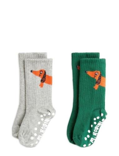 Dog 2-Pack Anti-Slip Socks Sukat Multi/patterned Mini Rodini