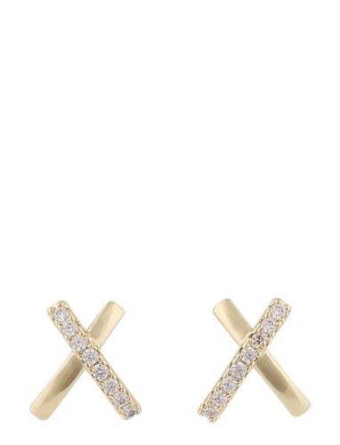 Ace Mini Ear G/Clear Accessories Jewellery Earrings Studs Gold SNÖ Of ...