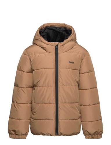 Puffer Jacket Toppatakki Brown BOSS