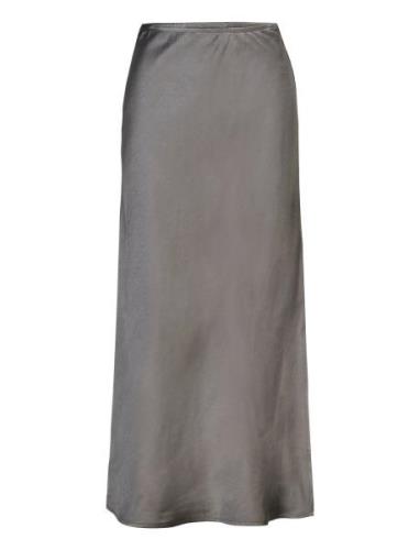 Cc Heart Skyler Mid-Length Skirt Polvipituinen Hame Grey Coster Copenh...