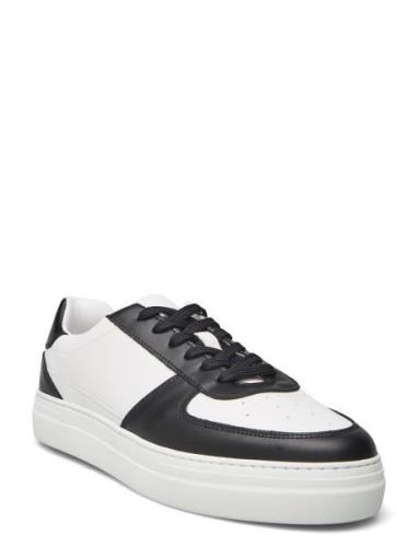 Slhharald Leather Sneaker Matalavartiset Sneakerit Tennarit White Sele...