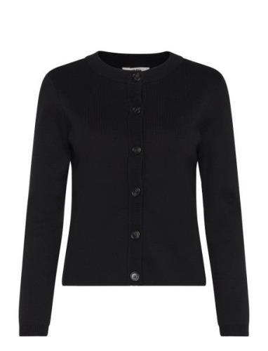 Objester Sli L/S Knit Cardigan Noos Tops Knitwear Cardigans Black Obje...