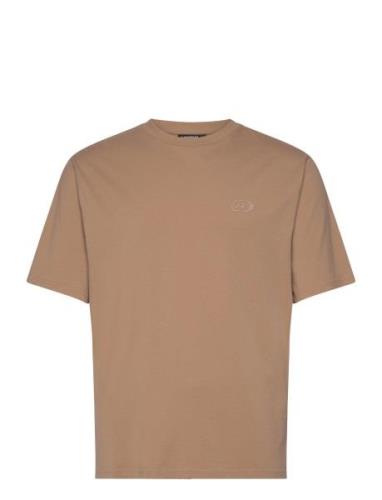 Hale Logo T-Shirt Tops T-shirts Short-sleeved Brown J. Lindeberg