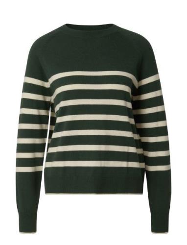 Freya Cotton/Cashmere Sweater Tops Knitwear Jumpers Green Lexington Cl...