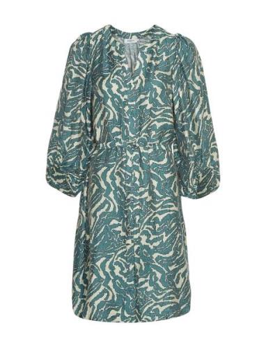 Mschzaneta Shirt Dress Aop Lyhyt Mekko Blue MSCH Copenhagen