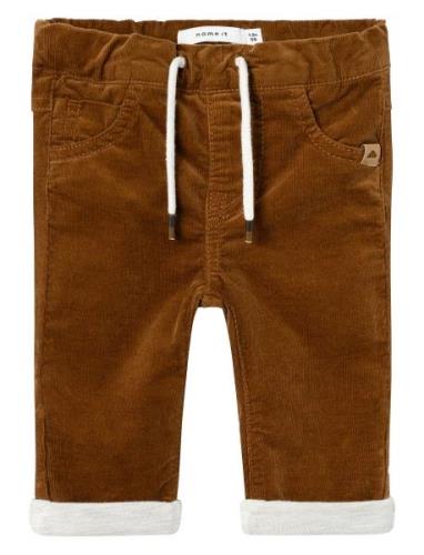 Nbmben Regular Cord Pant Wl 4632-Yt N Bottoms Trousers Brown Name It