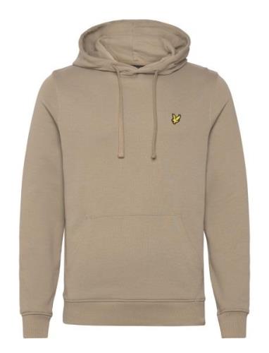 Pullover Hoodie Tops Sweat-shirts & Hoodies Hoodies Beige Lyle & Scott