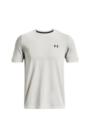 Ua Rush Seamless Legacy Ss Sport T-shirts Short-sleeved White Under Ar...