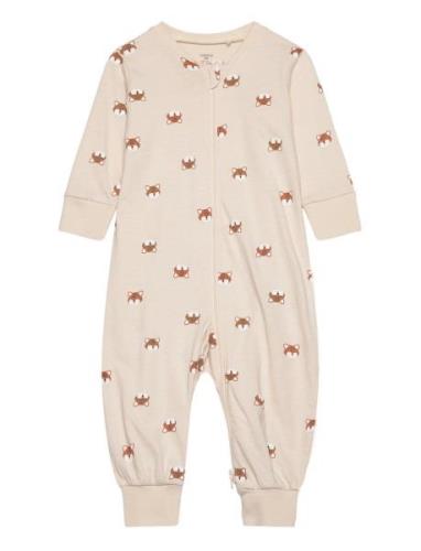 Pyjamas Fox Bf Pyjama Sie Jumpsuit Haalari Cream Lindex