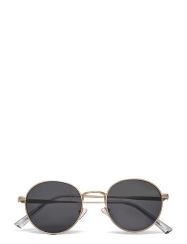 Round Metal Sunglasses Aurinkolasit Silver Mango