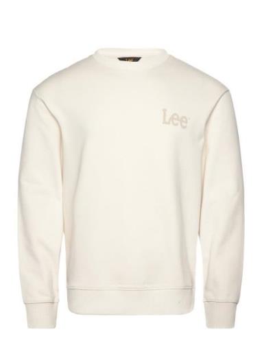 Wobbly Lee Sws Tops Sweat-shirts & Hoodies Sweat-shirts Cream Lee Jean...