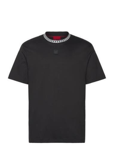 Deternal Designers T-shirts Short-sleeved Black HUGO