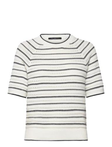 Oskie Ss Jumper Tops Knitwear Jumpers White French Connection