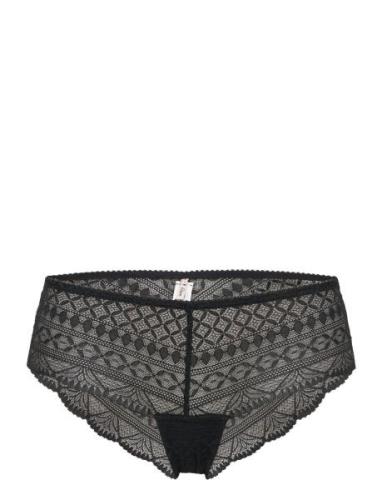 Idole - Lace Boyshorts Hipsterit Alushousut Alusvaatteet Black Etam