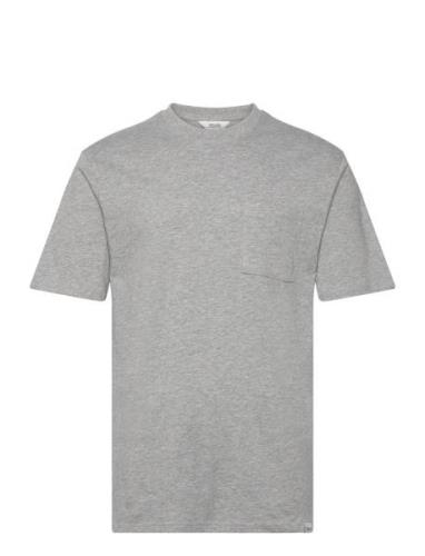 Sddurant Ss Tee Tops T-shirts Short-sleeved Grey Solid