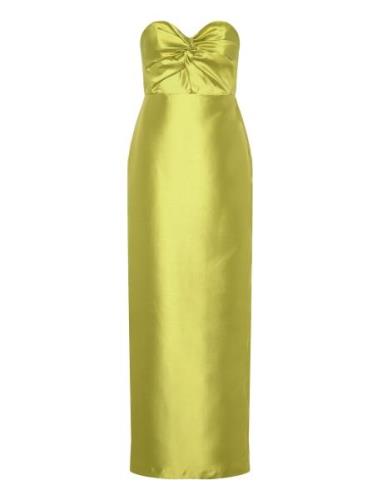 Haley Strapless Maxi Dress Maksimekko Juhlamekko Green Malina