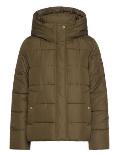 B.intl Barron Puffer Vuorillinen Takki Topattu Takki Green Barbour