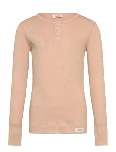 Tee Ls Tops T-shirts Long-sleeved T-shirts Beige MarMar Copenhagen