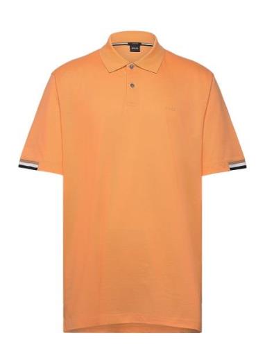 Parlay 147 Tops Polos Short-sleeved Orange BOSS