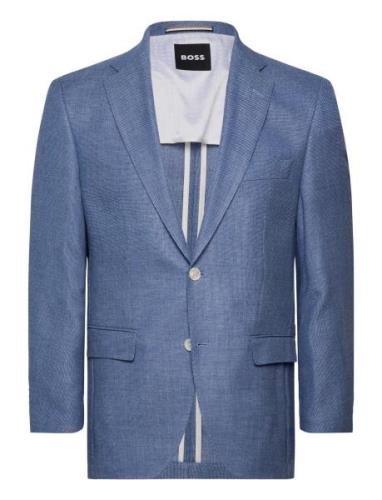 H-Janson-Flaps-232 Suits & Blazers Blazers Single Breasted Blazers Blu...