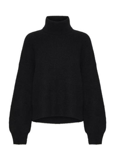 Alphagz Rollneck Tops Knitwear Turtleneck Black Gestuz