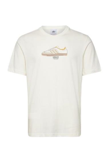 Ts Sport 3 Sport T-shirts Short-sleeved Cream Adidas Originals