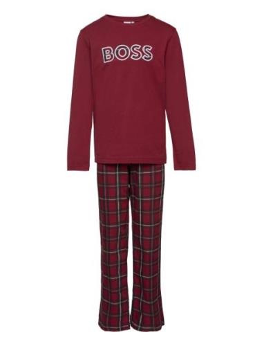 Pyjamas Pyjamasetti Pyjama Red BOSS