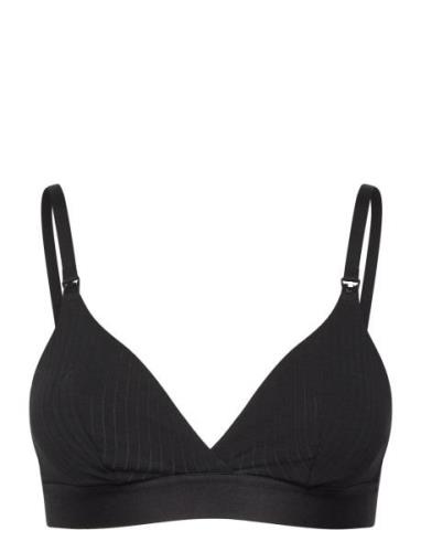 Nursing Bra Vera Cotton Lingerie Bras & Tops Soft Bras Bralette Black ...