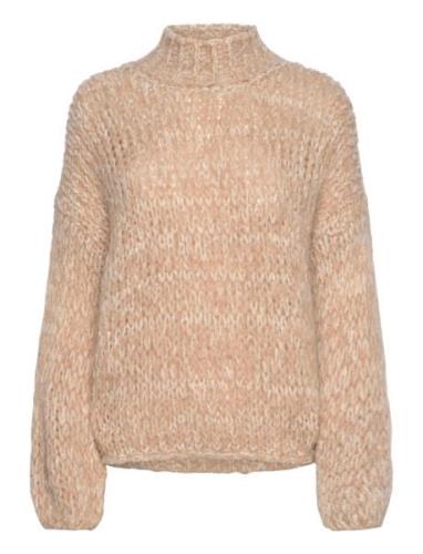 Kimber Knit Tops Knitwear Jumpers Beige Noella