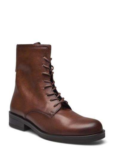 Laced Ankle Boot Shoes Boots Ankle Boots Laced Boots Brown Gabor