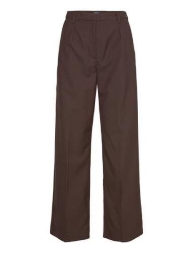 Callista Pant Bottoms Trousers Wide Leg Brown Bardot