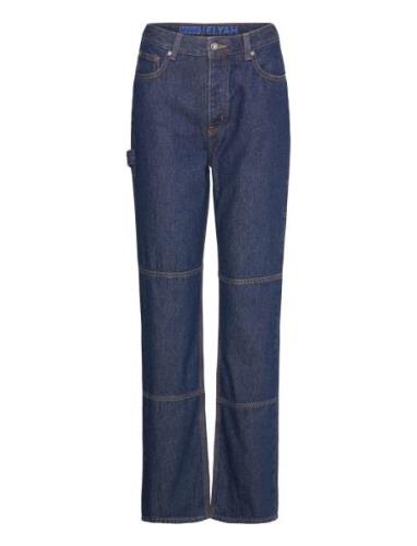 Elyah_1_B Bottoms Jeans Straight-regular Blue HUGO BLUE