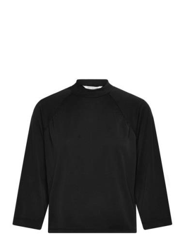 Mschadelona Lynette 3/4 Top Tops T-shirts & Tops Long-sleeved Black MS...