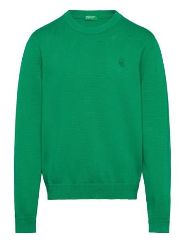 Sweater L/S Tops Sweat-shirts & Hoodies Sweat-shirts Green United Colo...