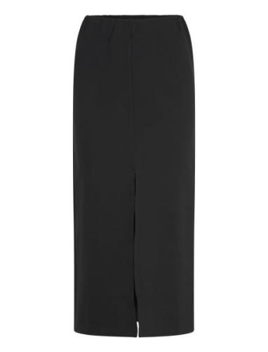 Msmarcia Midi Skirt Polvipituinen Mekko Black Minus