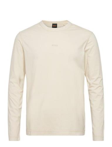 Tokkslong Tops T-shirts Long-sleeved White BOSS