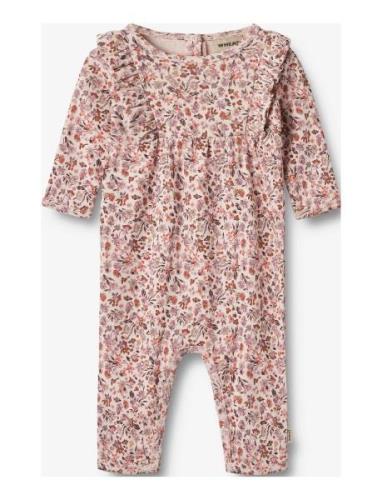 Jumpsuit L/S Kira Pitkähihainen Body Pink Wheat