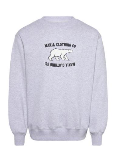 Arctic Sweatshirt Tops Sweat-shirts & Hoodies Sweat-shirts Grey Makia