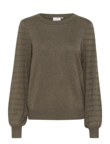 Kananna Pullover Tops Knitwear Jumpers Brown Kaffe