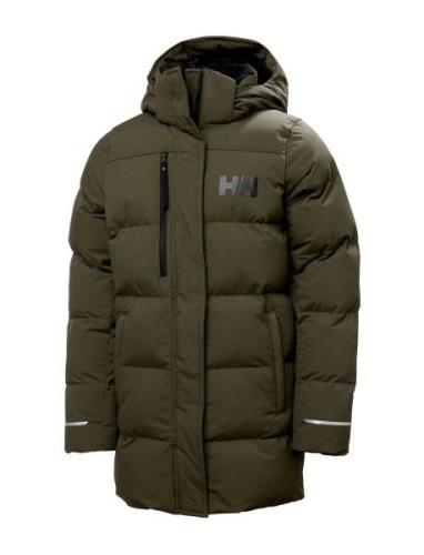 Jr Adore Puffy Parka Toppatakki Khaki Green Helly Hansen