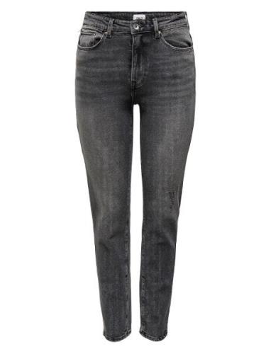 Onlemily Stretch Hw St Ak Dnm Cro614Noos Bottoms Jeans Straight-regula...