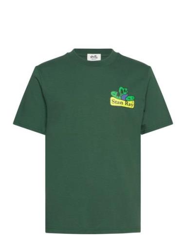 Tejas Stack Tee Designers T-shirts Short-sleeved Green Stan Ray