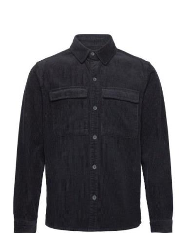 Utility Shirt Tops Overshirts Navy Revolution