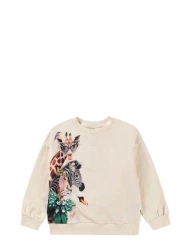 Maxi Tops Sweat-shirts & Hoodies Sweat-shirts Cream Molo