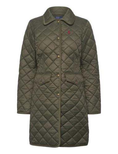 Water-Repellent Quilted Coat Tikkitakki Green Polo Ralph Lauren