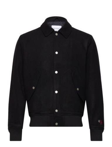 Rhett Varsity Jacket Bombertakki Takki Black Les Deux