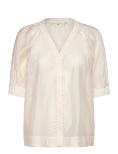 Cmmolly-Shirt Tops Blouses Short-sleeved Cream Copenhagen Muse