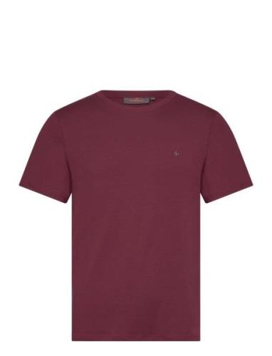 James Tee Designers T-shirts Short-sleeved Burgundy Morris