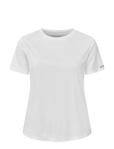 Team Logo Tee Sport T-shirts & Tops Short-sleeved White Röhnisch