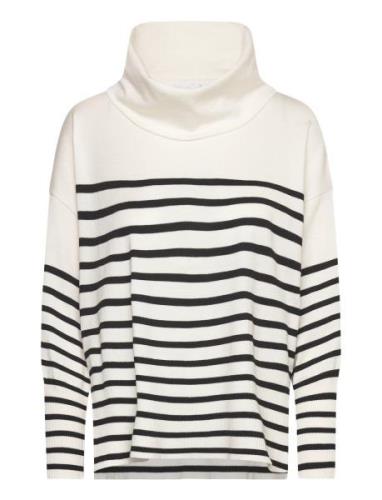 Grilasz Cowlneck Pullover Tops Knitwear Turtleneck White Saint Tropez